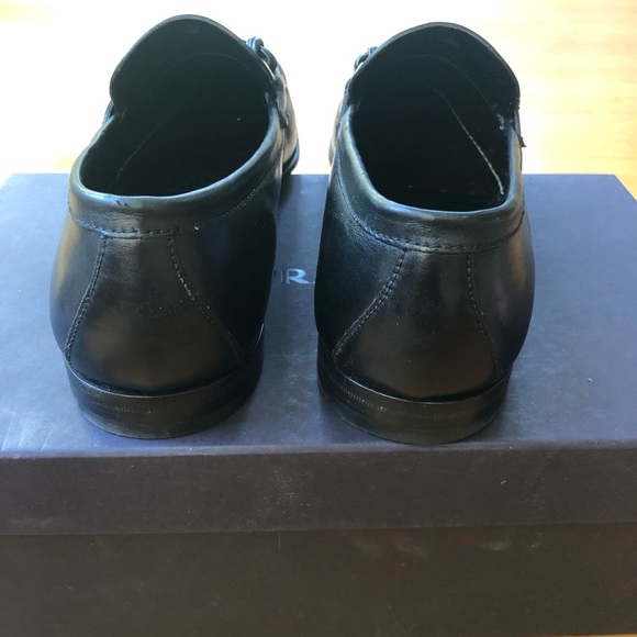 Authentic PRADA Men Leather Shoes/ Loafers US Size 10.5 Prada size 9.5 - Picture 11 of 11